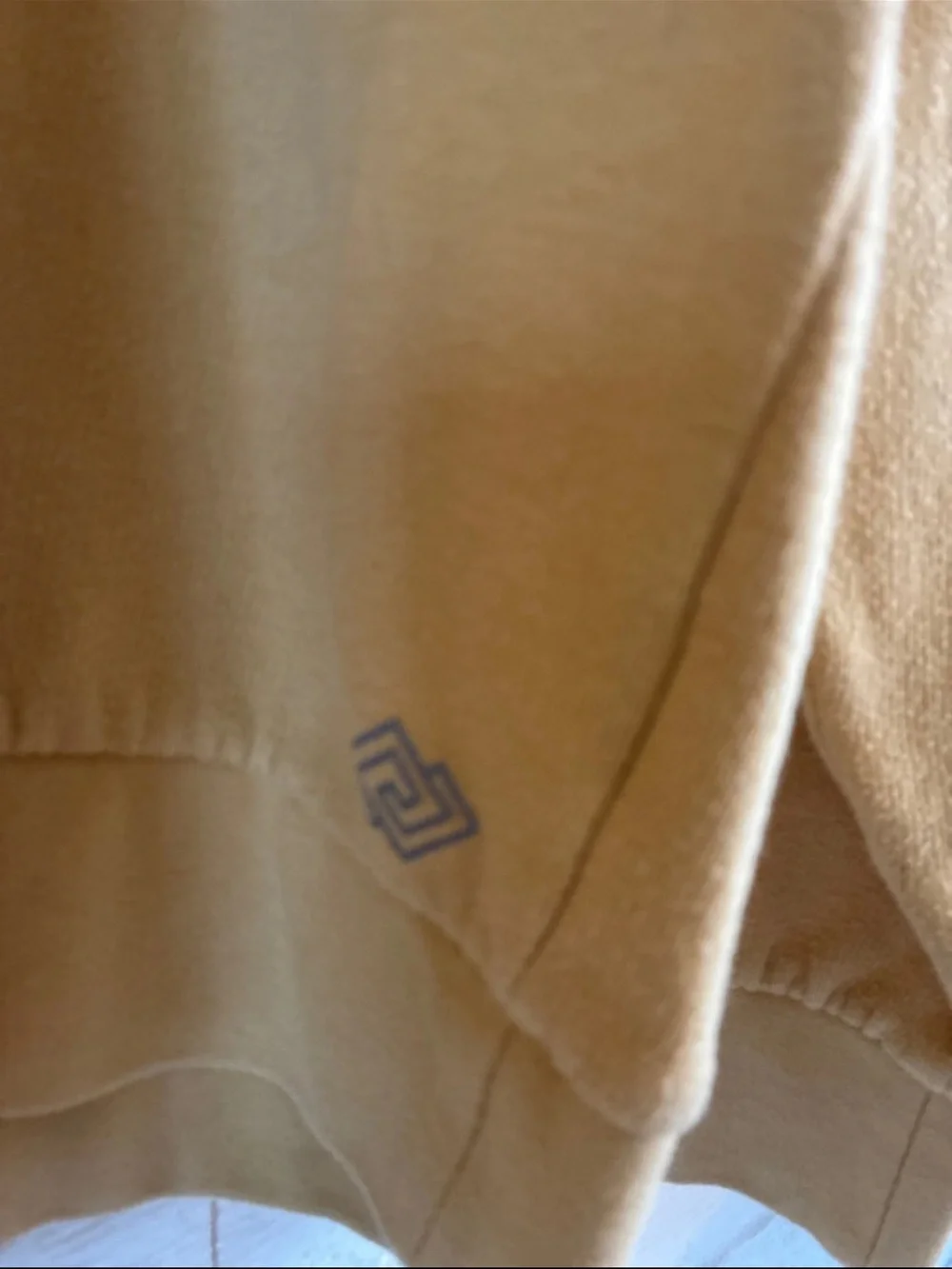 ZELOS Men's Crewneck Sweater in Golden Yellow
